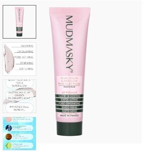 Pearl Polish Superglow Pink Clay Mask